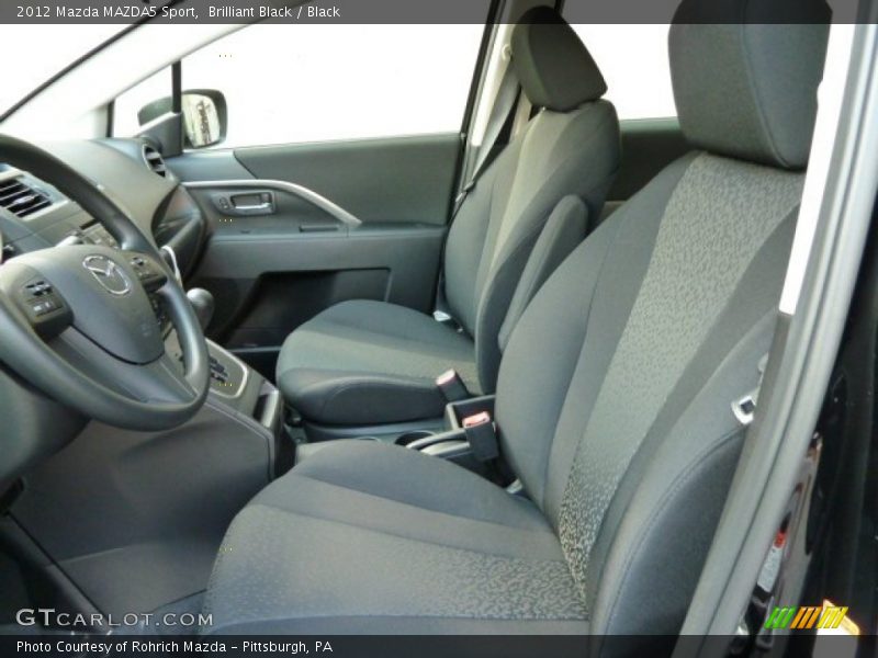 Brilliant Black / Black 2012 Mazda MAZDA5 Sport