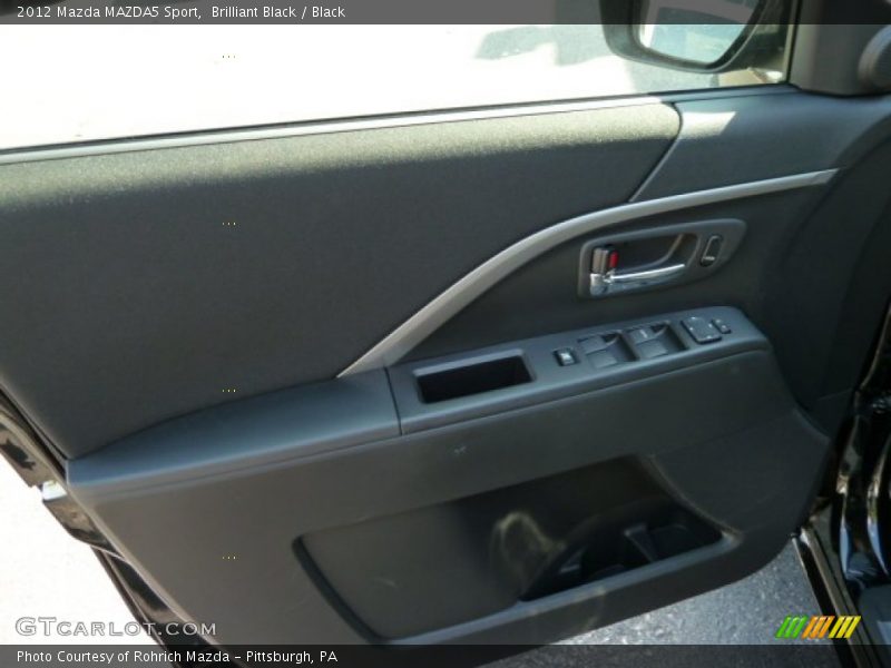 Brilliant Black / Black 2012 Mazda MAZDA5 Sport