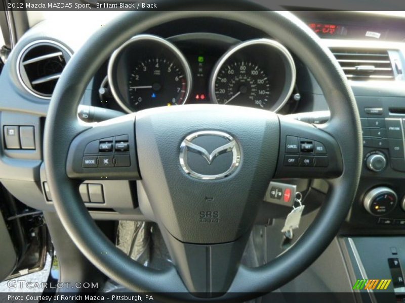 Brilliant Black / Black 2012 Mazda MAZDA5 Sport