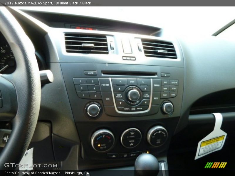Brilliant Black / Black 2012 Mazda MAZDA5 Sport
