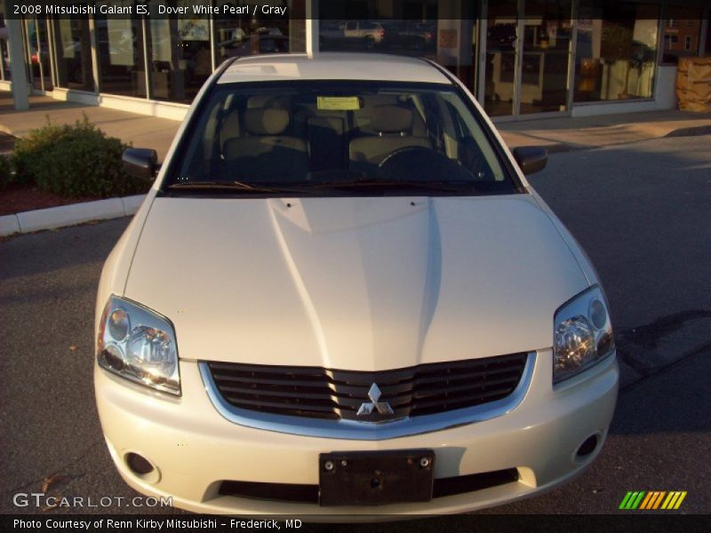 Dover White Pearl / Gray 2008 Mitsubishi Galant ES