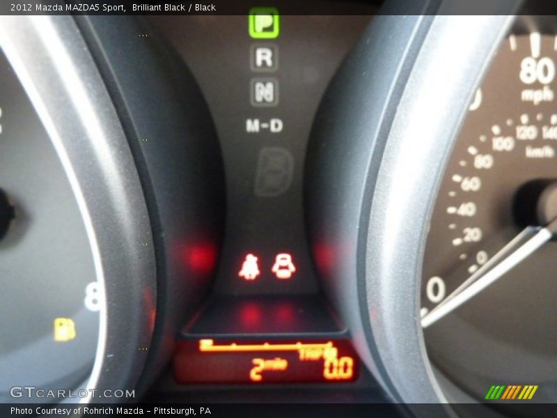 Brilliant Black / Black 2012 Mazda MAZDA5 Sport