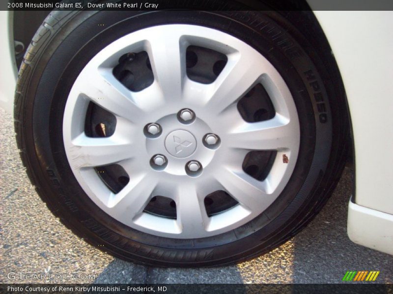 Dover White Pearl / Gray 2008 Mitsubishi Galant ES