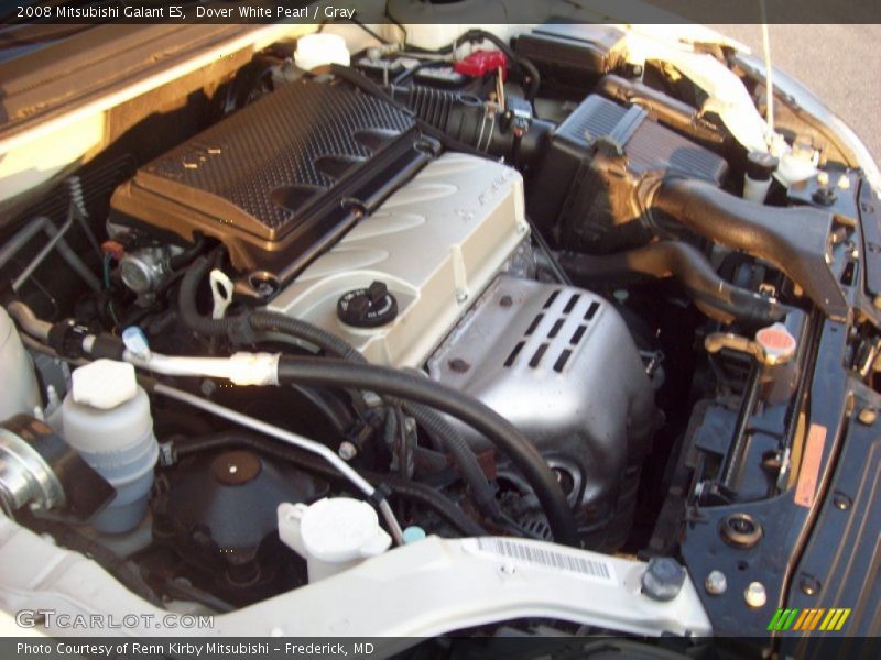 Dover White Pearl / Gray 2008 Mitsubishi Galant ES