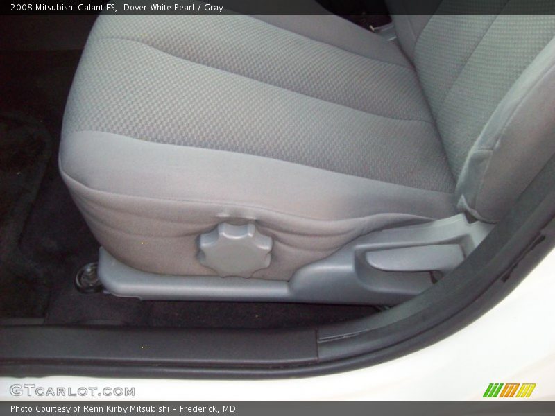 Dover White Pearl / Gray 2008 Mitsubishi Galant ES