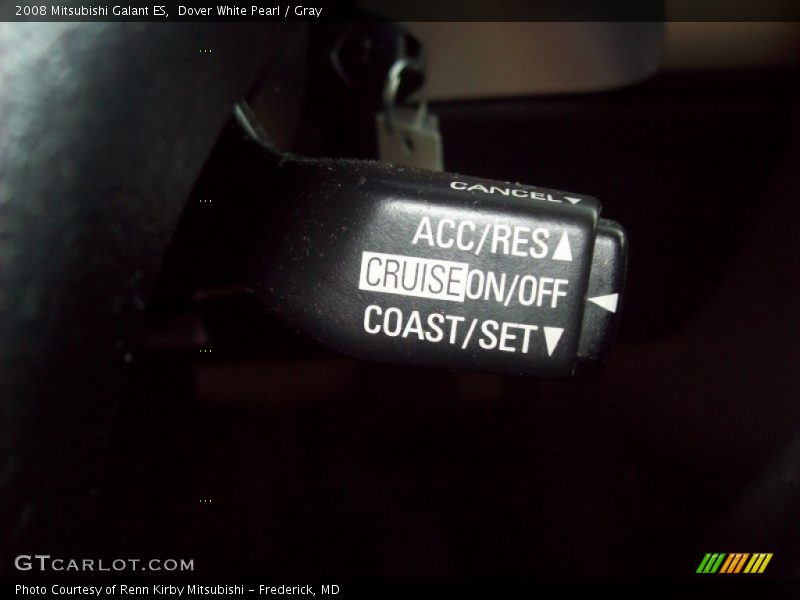 Dover White Pearl / Gray 2008 Mitsubishi Galant ES