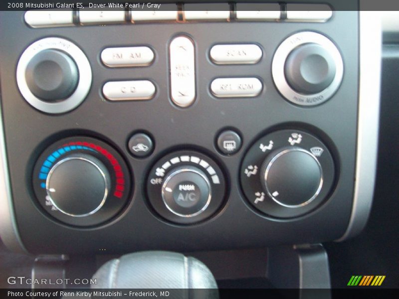 Dover White Pearl / Gray 2008 Mitsubishi Galant ES