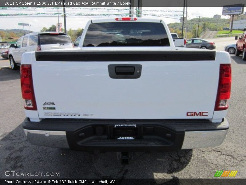 Summit White / Ebony 2011 GMC Sierra 1500 SLT Extended Cab 4x4