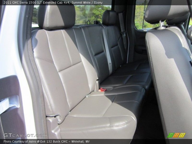 Summit White / Ebony 2011 GMC Sierra 1500 SLT Extended Cab 4x4