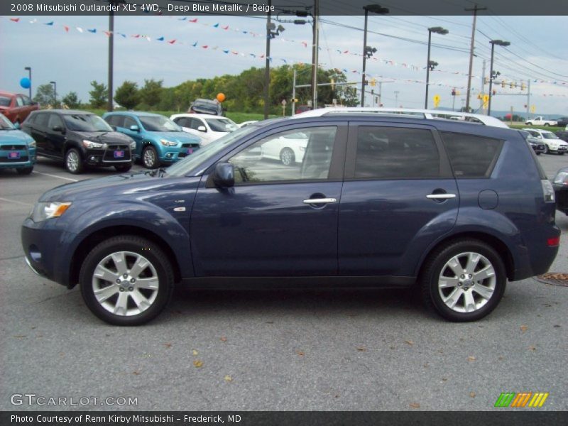  2008 Outlander XLS 4WD Deep Blue Metallic