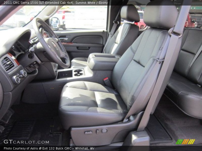  2011 Sierra 1500 SLT Extended Cab 4x4 Ebony Interior