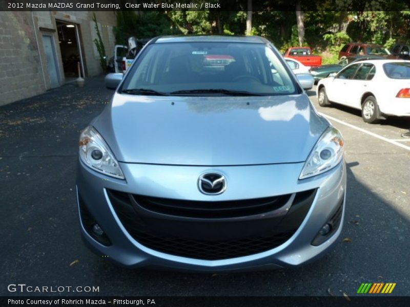 Clear Water Blue Metallic / Black 2012 Mazda MAZDA5 Grand Touring