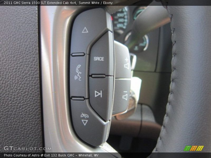 Summit White / Ebony 2011 GMC Sierra 1500 SLT Extended Cab 4x4