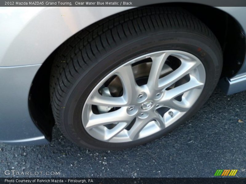 Clear Water Blue Metallic / Black 2012 Mazda MAZDA5 Grand Touring