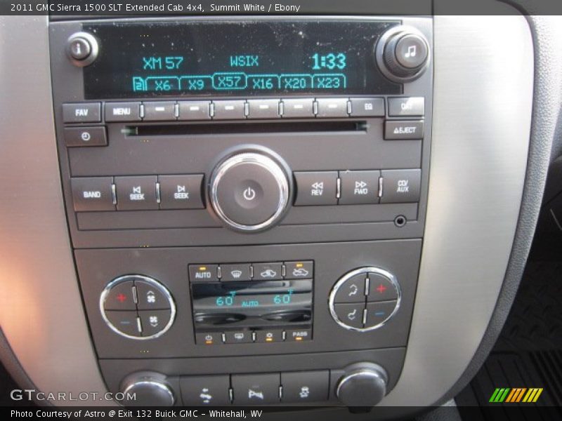 Controls of 2011 Sierra 1500 SLT Extended Cab 4x4