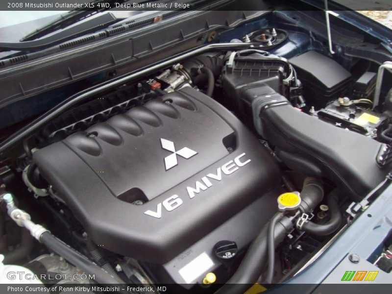  2008 Outlander XLS 4WD Engine - 3.0 Liter SOHC 24 Valve MIVEC V6