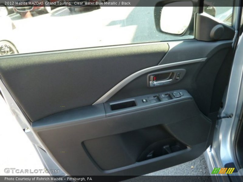 Clear Water Blue Metallic / Black 2012 Mazda MAZDA5 Grand Touring