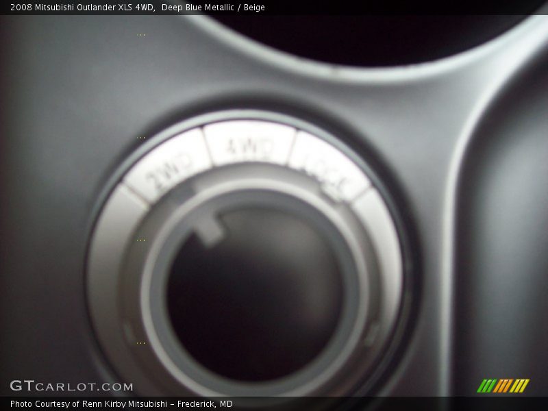 Deep Blue Metallic / Beige 2008 Mitsubishi Outlander XLS 4WD