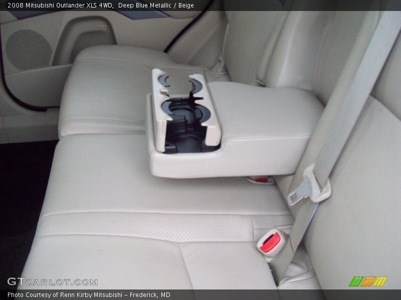 Deep Blue Metallic / Beige 2008 Mitsubishi Outlander XLS 4WD