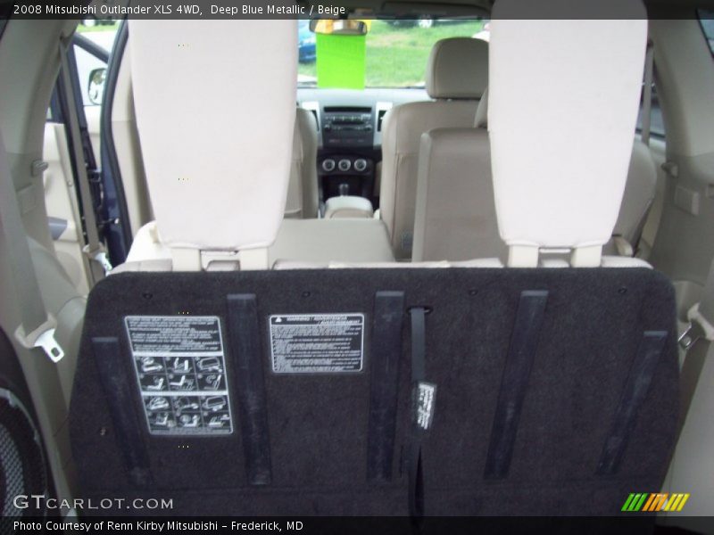 Deep Blue Metallic / Beige 2008 Mitsubishi Outlander XLS 4WD