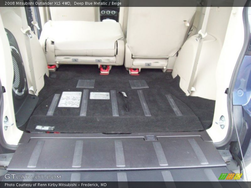 Deep Blue Metallic / Beige 2008 Mitsubishi Outlander XLS 4WD