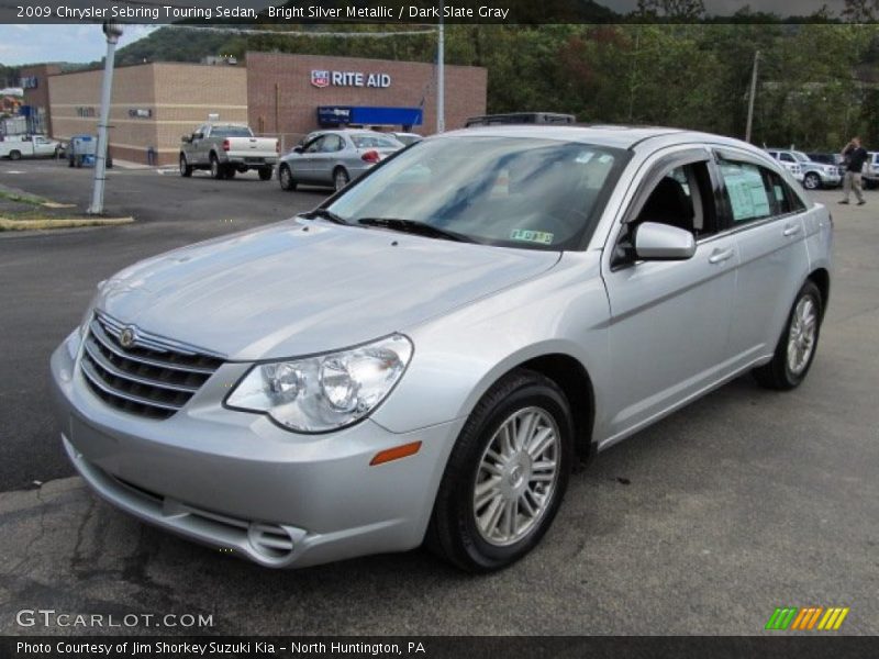 Bright Silver Metallic / Dark Slate Gray 2009 Chrysler Sebring Touring Sedan