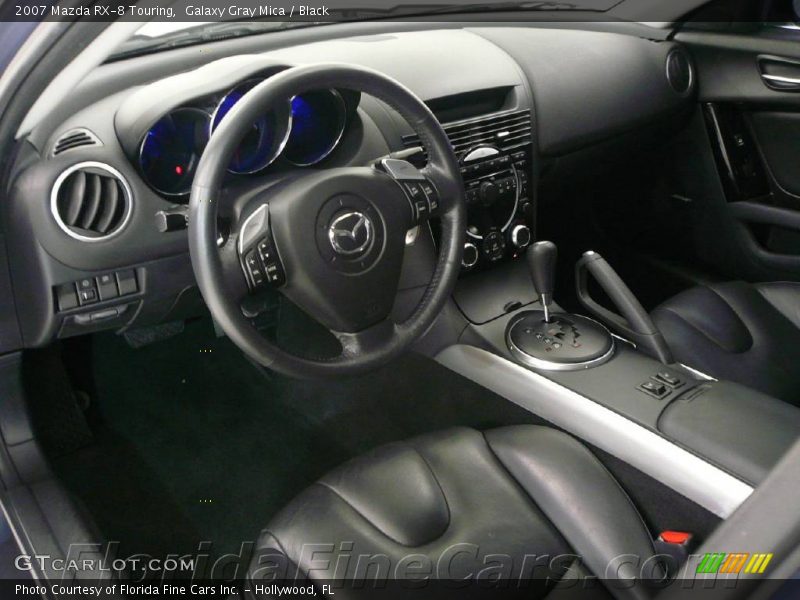 Galaxy Gray Mica / Black 2007 Mazda RX-8 Touring