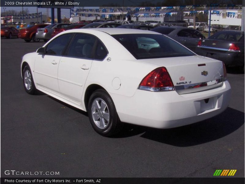 White / Ebony 2009 Chevrolet Impala LT