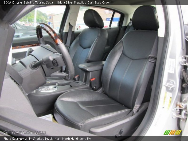 Bright Silver Metallic / Dark Slate Gray 2009 Chrysler Sebring Touring Sedan