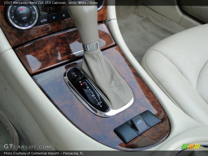 Arctic White / Stone 2007 Mercedes-Benz CLK 350 Cabriolet