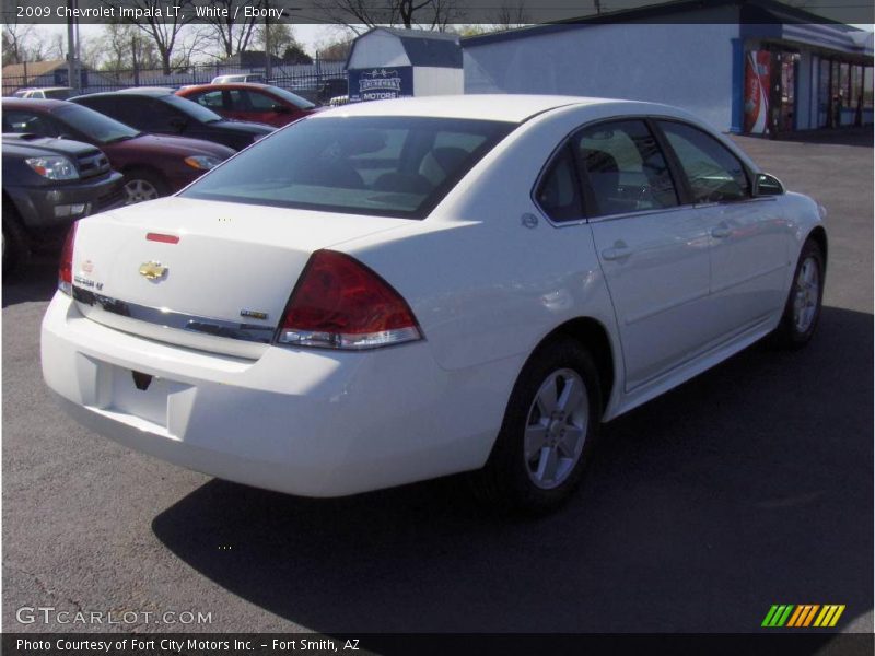 White / Ebony 2009 Chevrolet Impala LT
