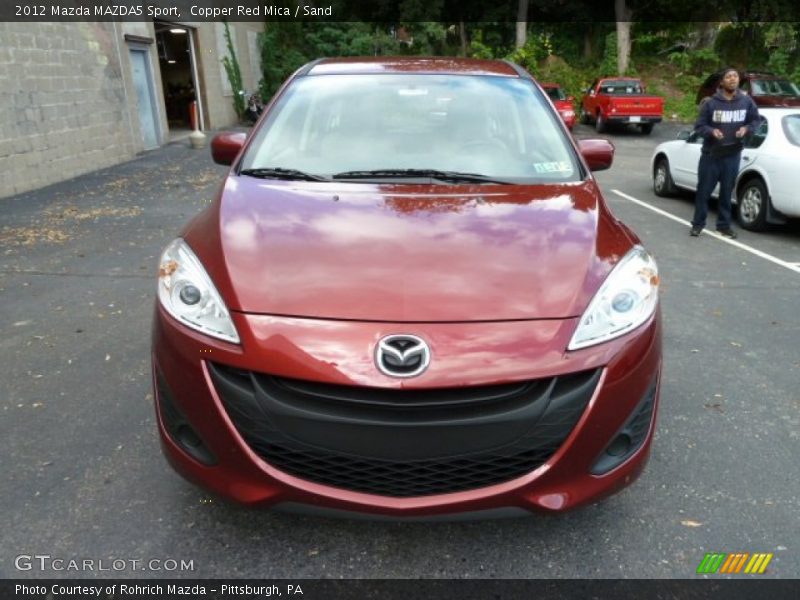 Copper Red Mica / Sand 2012 Mazda MAZDA5 Sport