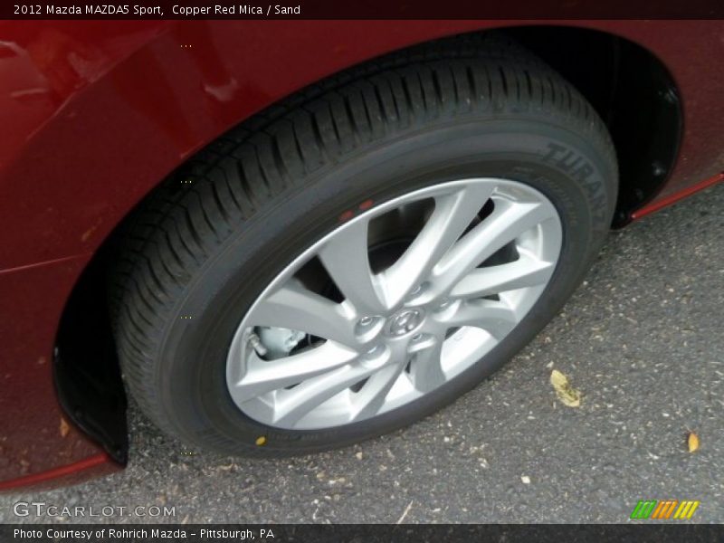 Copper Red Mica / Sand 2012 Mazda MAZDA5 Sport