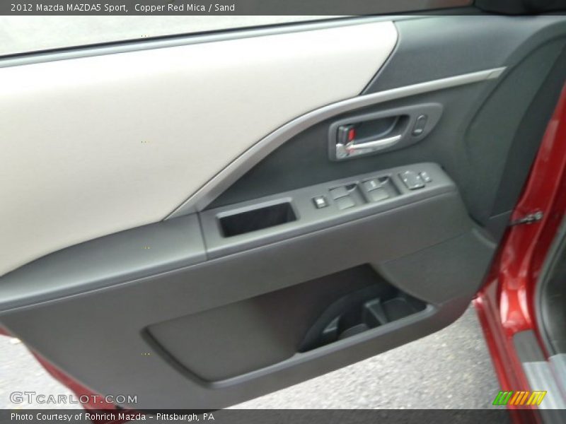 Copper Red Mica / Sand 2012 Mazda MAZDA5 Sport