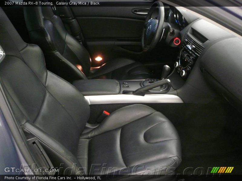 Galaxy Gray Mica / Black 2007 Mazda RX-8 Touring