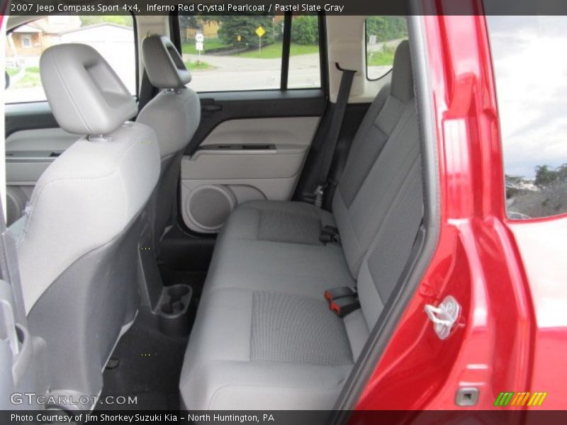 Inferno Red Crystal Pearlcoat / Pastel Slate Gray 2007 Jeep Compass Sport 4x4