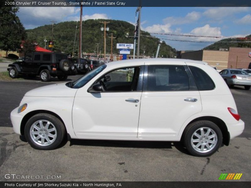 Stone White / Pastel Slate Gray 2008 Chrysler PT Cruiser Touring