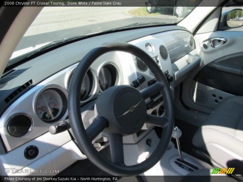 Stone White / Pastel Slate Gray 2008 Chrysler PT Cruiser Touring