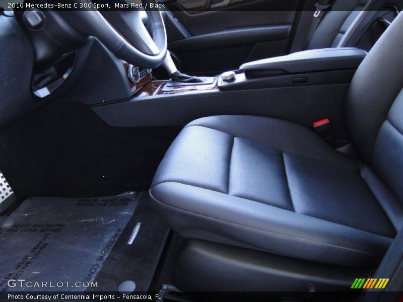 Mars Red / Black 2010 Mercedes-Benz C 300 Sport