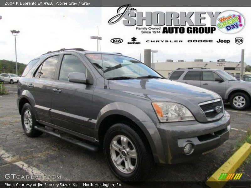 Alpine Gray / Gray 2004 Kia Sorento EX 4WD