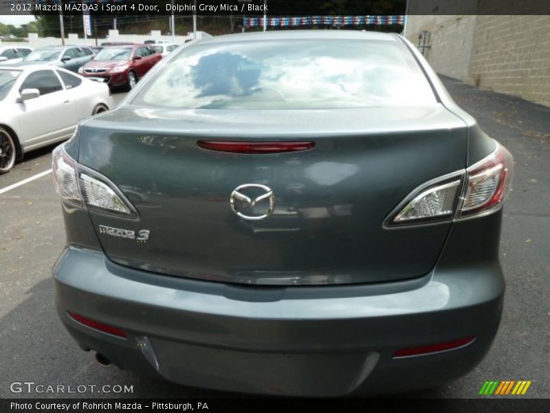 Dolphin Gray Mica / Black 2012 Mazda MAZDA3 i Sport 4 Door