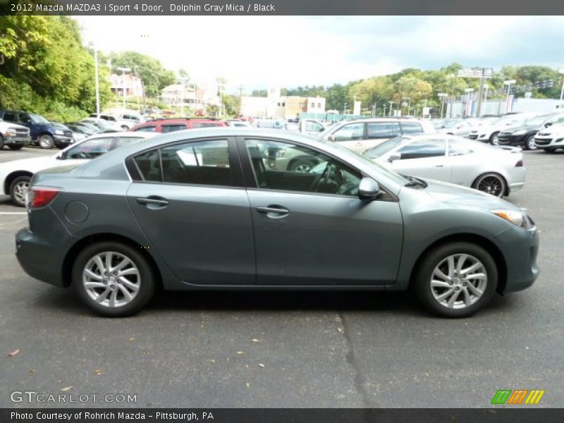 Dolphin Gray Mica / Black 2012 Mazda MAZDA3 i Sport 4 Door