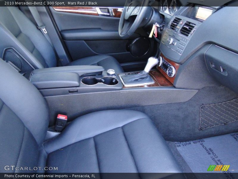 Mars Red / Black 2010 Mercedes-Benz C 300 Sport