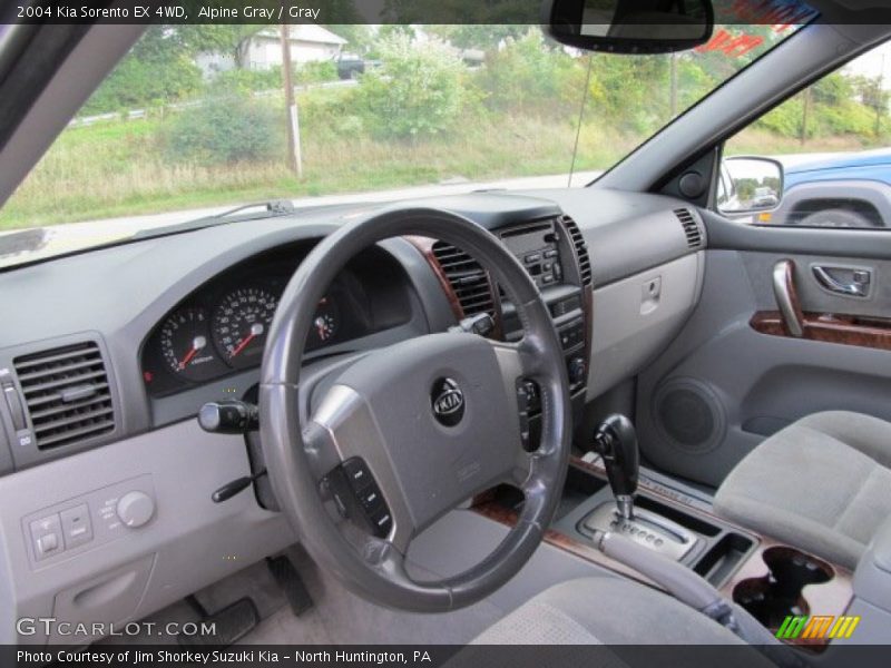 Alpine Gray / Gray 2004 Kia Sorento EX 4WD