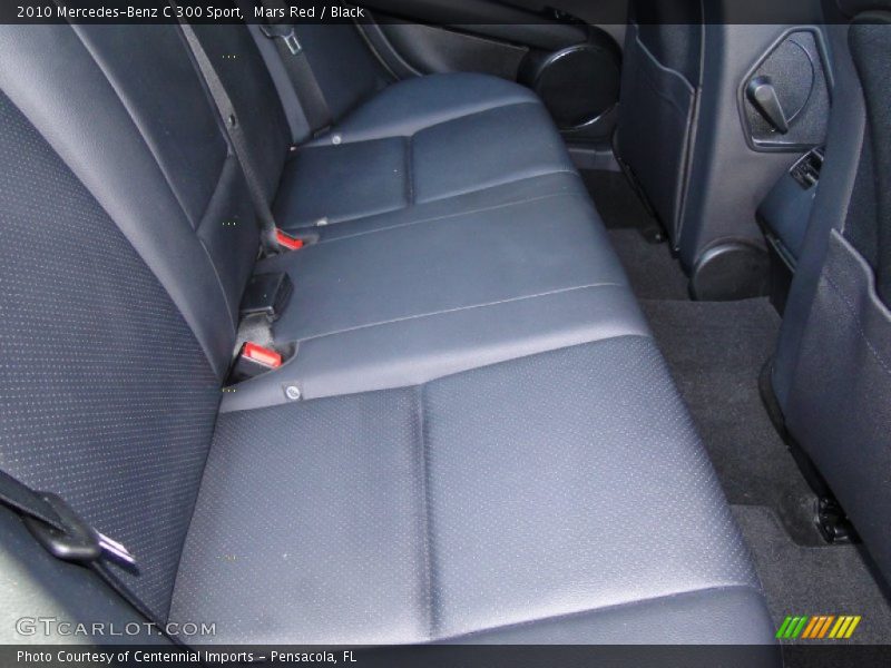 Mars Red / Black 2010 Mercedes-Benz C 300 Sport