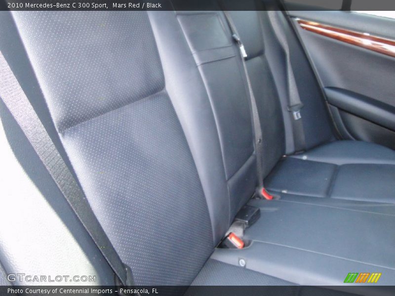 Mars Red / Black 2010 Mercedes-Benz C 300 Sport