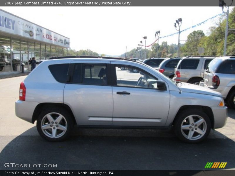 Bright Silver Metallic / Pastel Slate Gray 2007 Jeep Compass Limited 4x4