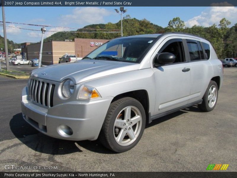 Bright Silver Metallic / Pastel Slate Gray 2007 Jeep Compass Limited 4x4