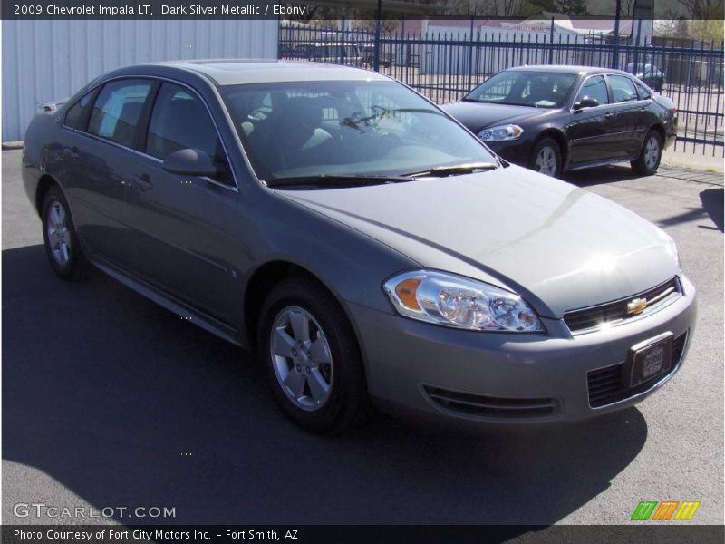 Dark Silver Metallic / Ebony 2009 Chevrolet Impala LT