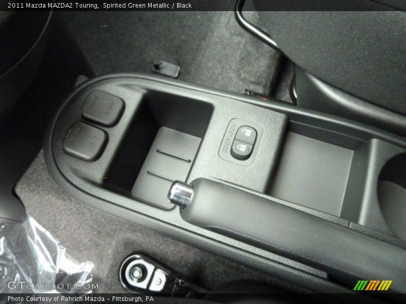 Spirited Green Metallic / Black 2011 Mazda MAZDA2 Touring